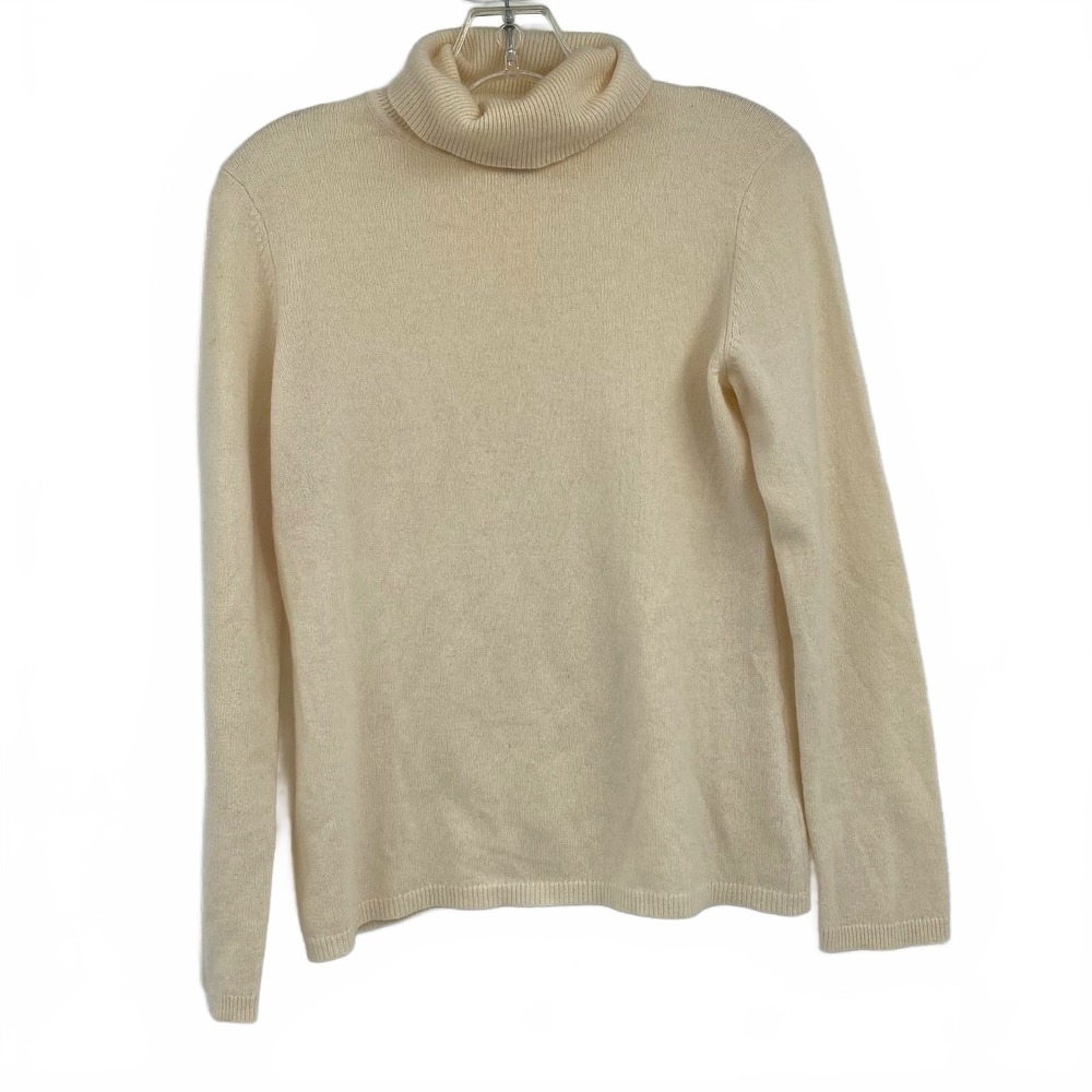 Charter Club White Sweater Cowl Neck Pullover | Womens S